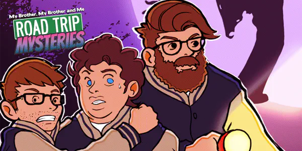 Splash Screen for Road Trip Mysteries